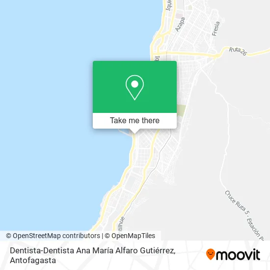 Mapa de Dentista-Dentista Ana María Alfaro Gutiérrez
