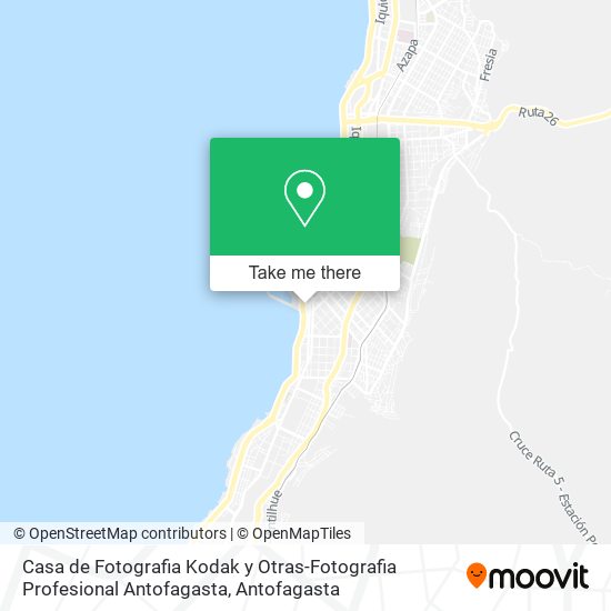 Mapa de Casa de Fotografia Kodak y Otras-Fotografia Profesional Antofagasta