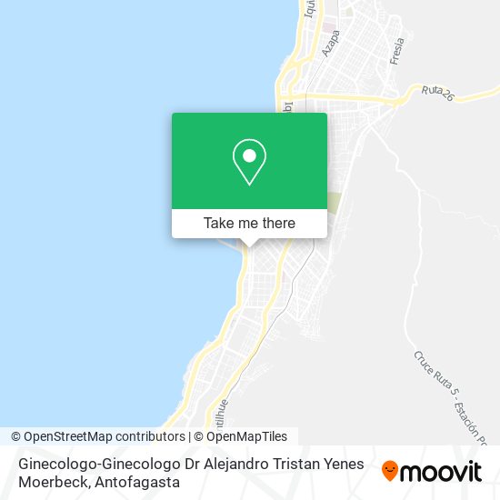 Mapa de Ginecologo-Ginecologo Dr Alejandro Tristan Yenes Moerbeck