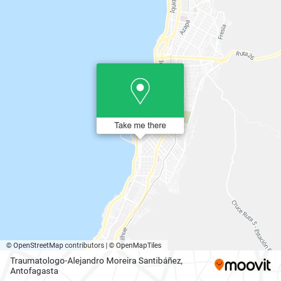 Mapa de Traumatologo-Alejandro Moreira Santibáñez