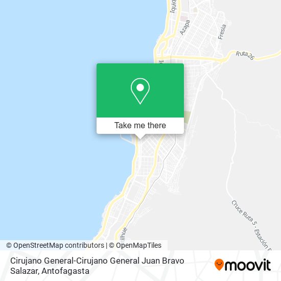 Mapa de Cirujano General-Cirujano General Juan Bravo Salazar