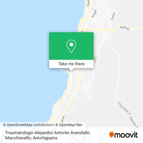 Traumatologo-Alejandro Antonio Avendaño Macchiavello map