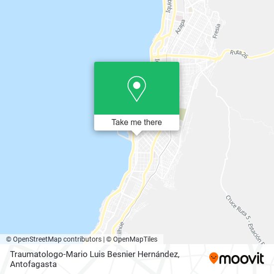 Traumatologo-Mario Luis Besnier Hernández map