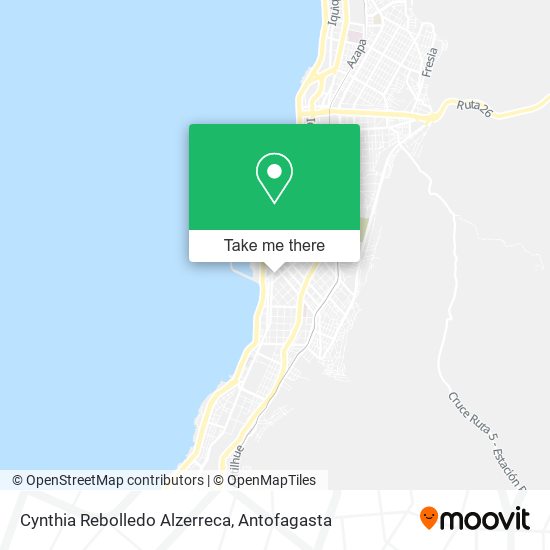 Mapa de Cynthia Rebolledo Alzerreca
