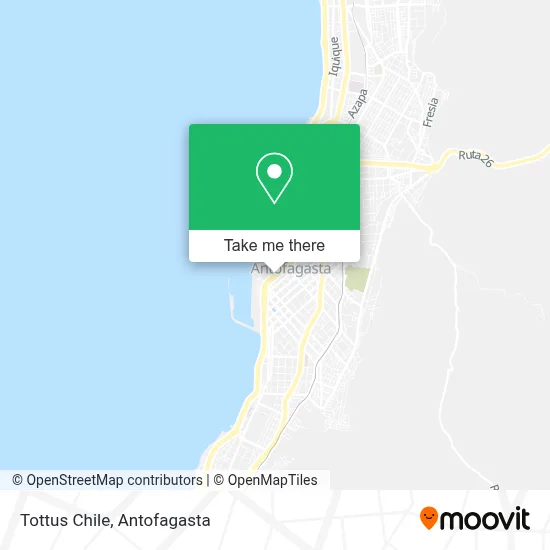 Tottus Chile map