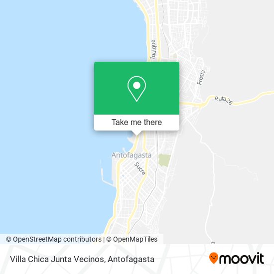 Villa Chica Junta Vecinos map