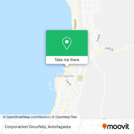 Mapa de Corporacion Oncofeliz
