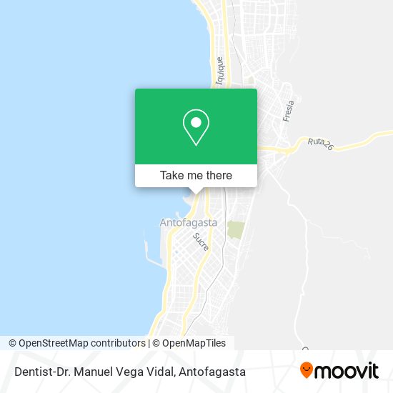 Mapa de Dentist-Dr. Manuel Vega Vidal