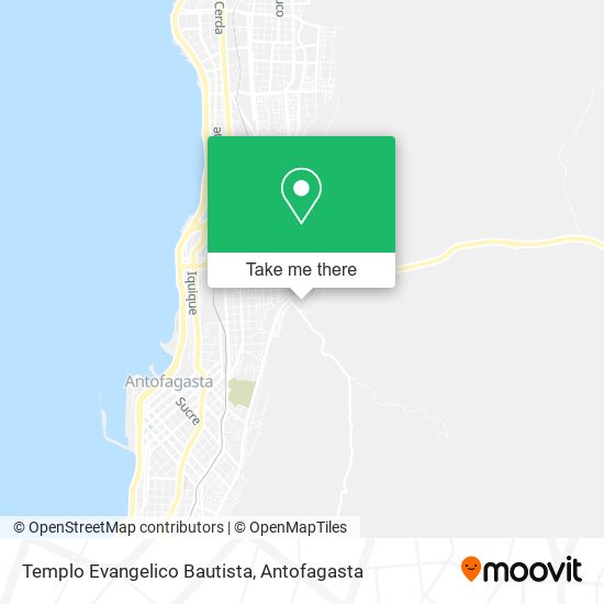 Templo Evangelico Bautista map