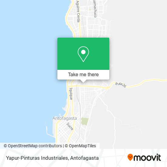 Yapur-Pinturas Industriales map