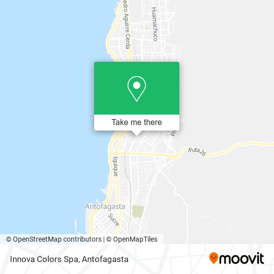 Mapa de Innova Colors Spa