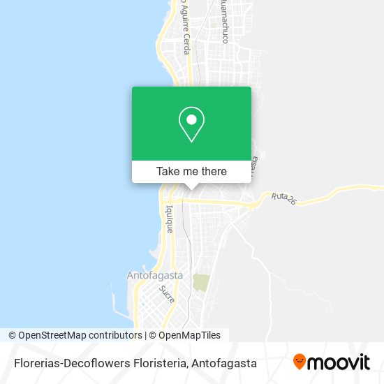 Mapa de Florerias-Decoflowers Floristeria