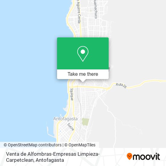 Mapa de Venta de Alfombras-Empresas Limpieza-Carpetclean