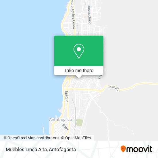 Muebles Línea Alta map