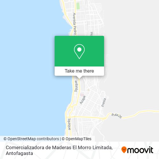 Mapa de Comercializadora de Maderas El Morro Limitada