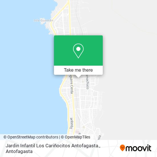 Mapa de Jardin Infantil Los Cariñocitos Antofagasta.