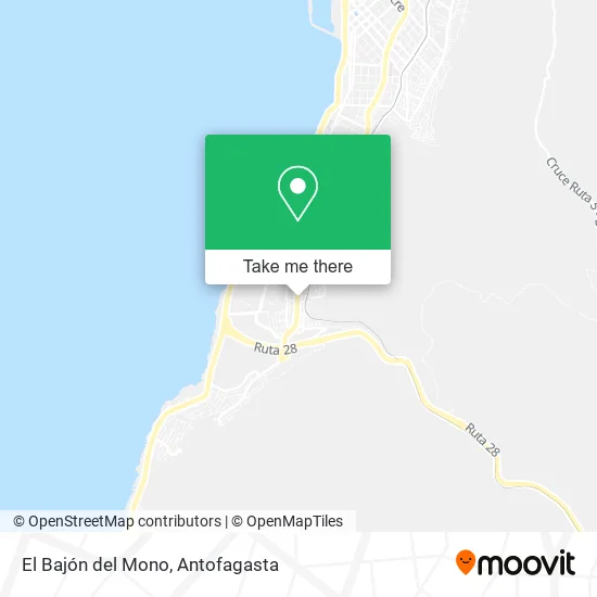 El Bajón del Mono map