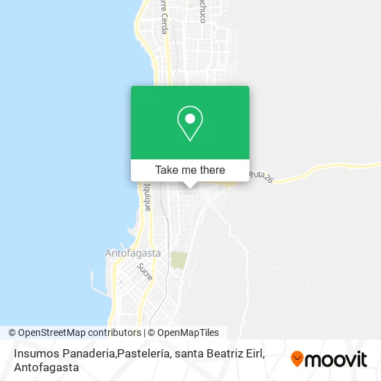 Insumos Panaderia,Pastelería, santa Beatriz Eirl map