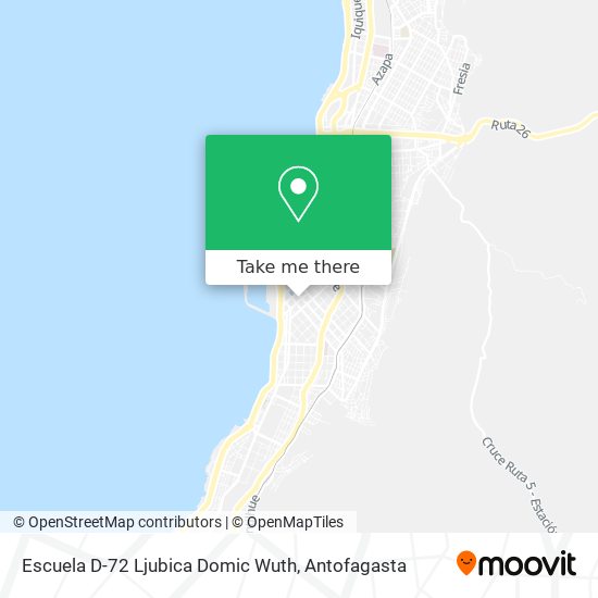 Escuela D-72 Ljubica Domic Wuth map
