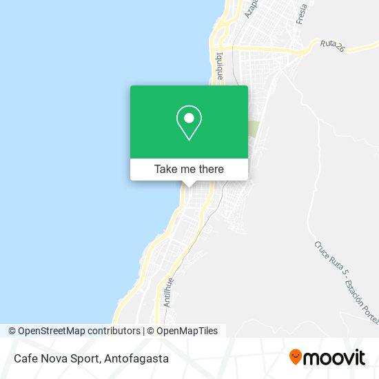 Cafe Nova Sport map