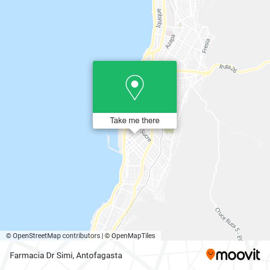 Mapa de Farmacia Dr Simi