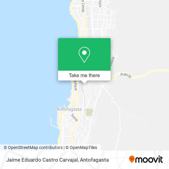 Jaime Eduardo Castro Carvajal map