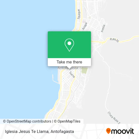 Mapa de Iglesia Jesus Te Llama