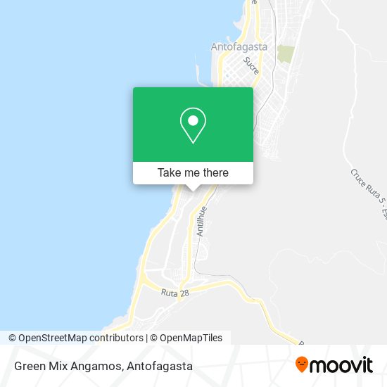 Mapa de Green Mix Angamos