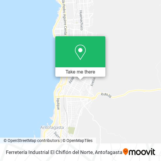 Mapa de Ferretería Industrial El Chiflón del Norte