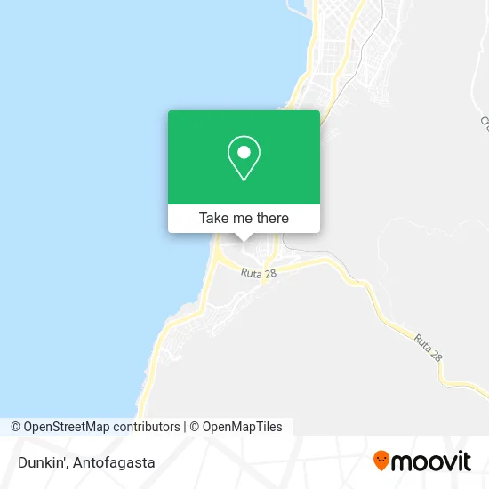 Dunkin' map