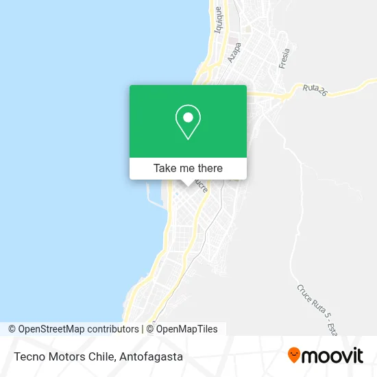 Tecno Motors Chile map