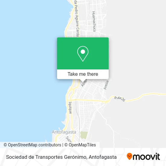 Sociedad de Transportes Gerónimo map