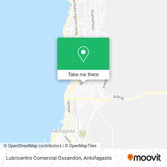 Lubricentro Comercial Ossandón map