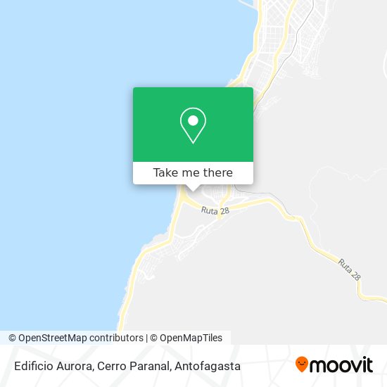 Mapa de Edificio Aurora, Cerro Paranal
