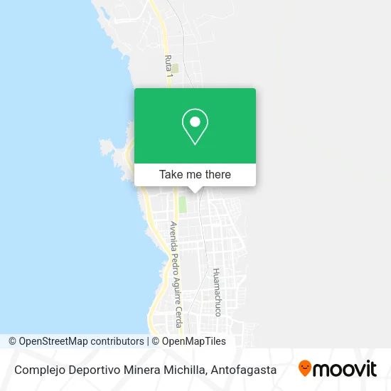 Complejo Deportivo Minera Michilla map
