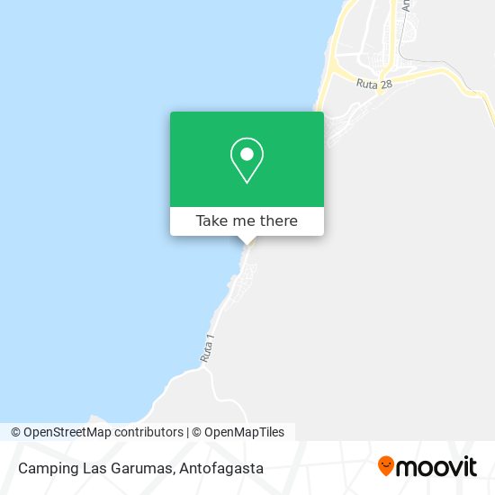 Mapa de Camping Las Garumas