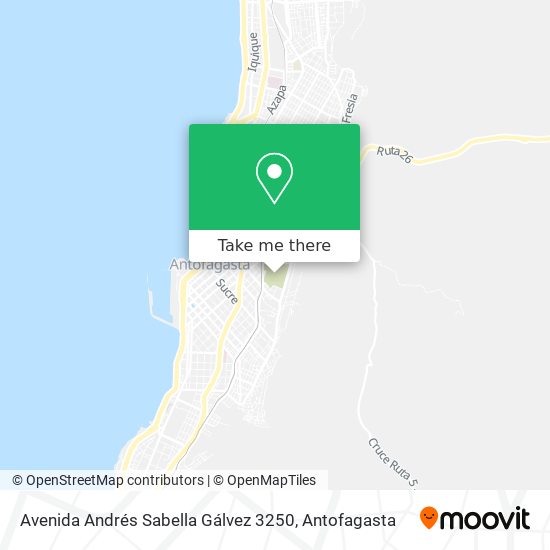 Avenida Andrés Sabella Gálvez 3250 map