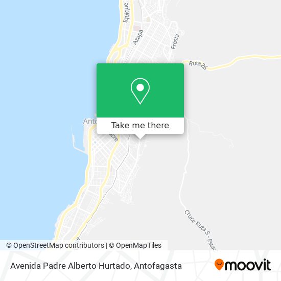 Mapa de Avenida Padre Alberto Hurtado