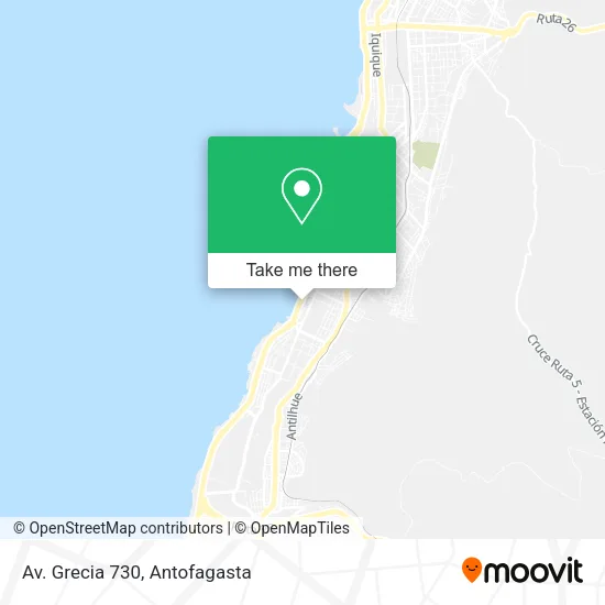 Av. Grecia 730 map