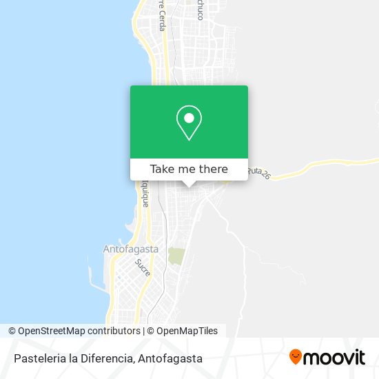 Pasteleria la Diferencia map