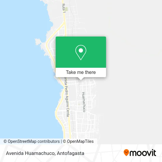 Avenida Huamachuco map