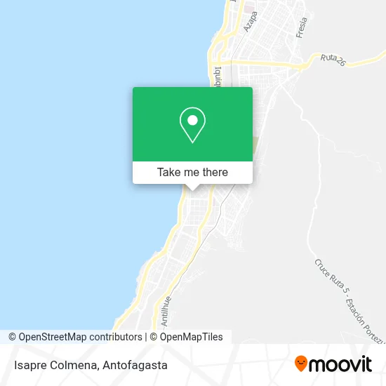Isapre Colmena map
