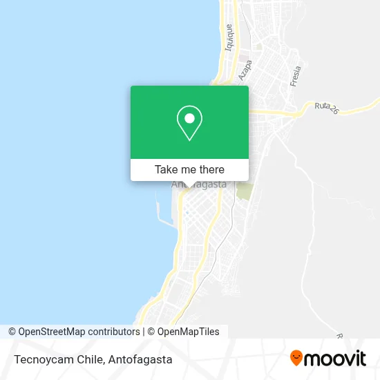 Tecnoycam Chile map