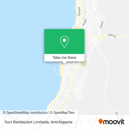 Sort Restaurant Limitada map
