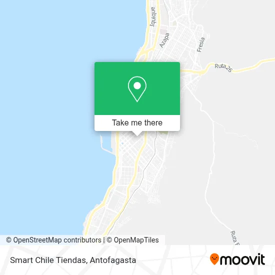 Smart Chile Tiendas map