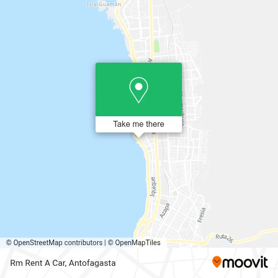 Rm Rent A Car map