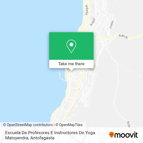 Escuela De Profesores E Instructores De Yoga Matsyendra map