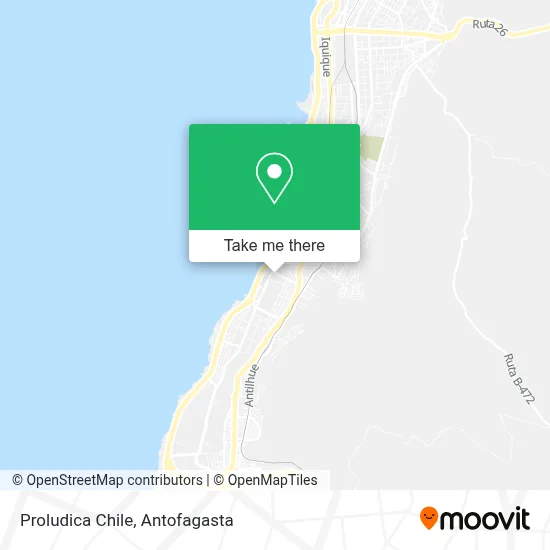 Proludica Chile map