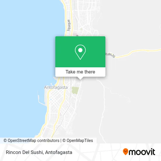 Rincon Del Sushi map