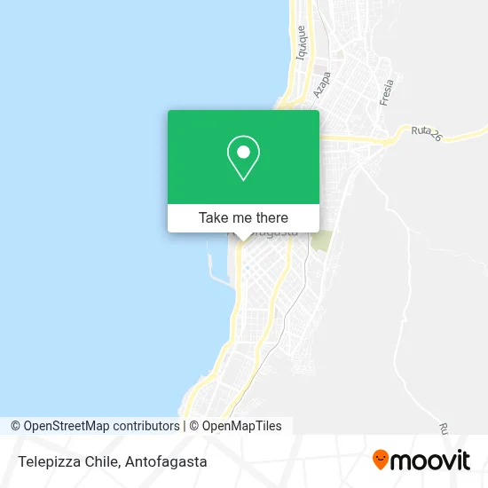 Telepizza Chile map